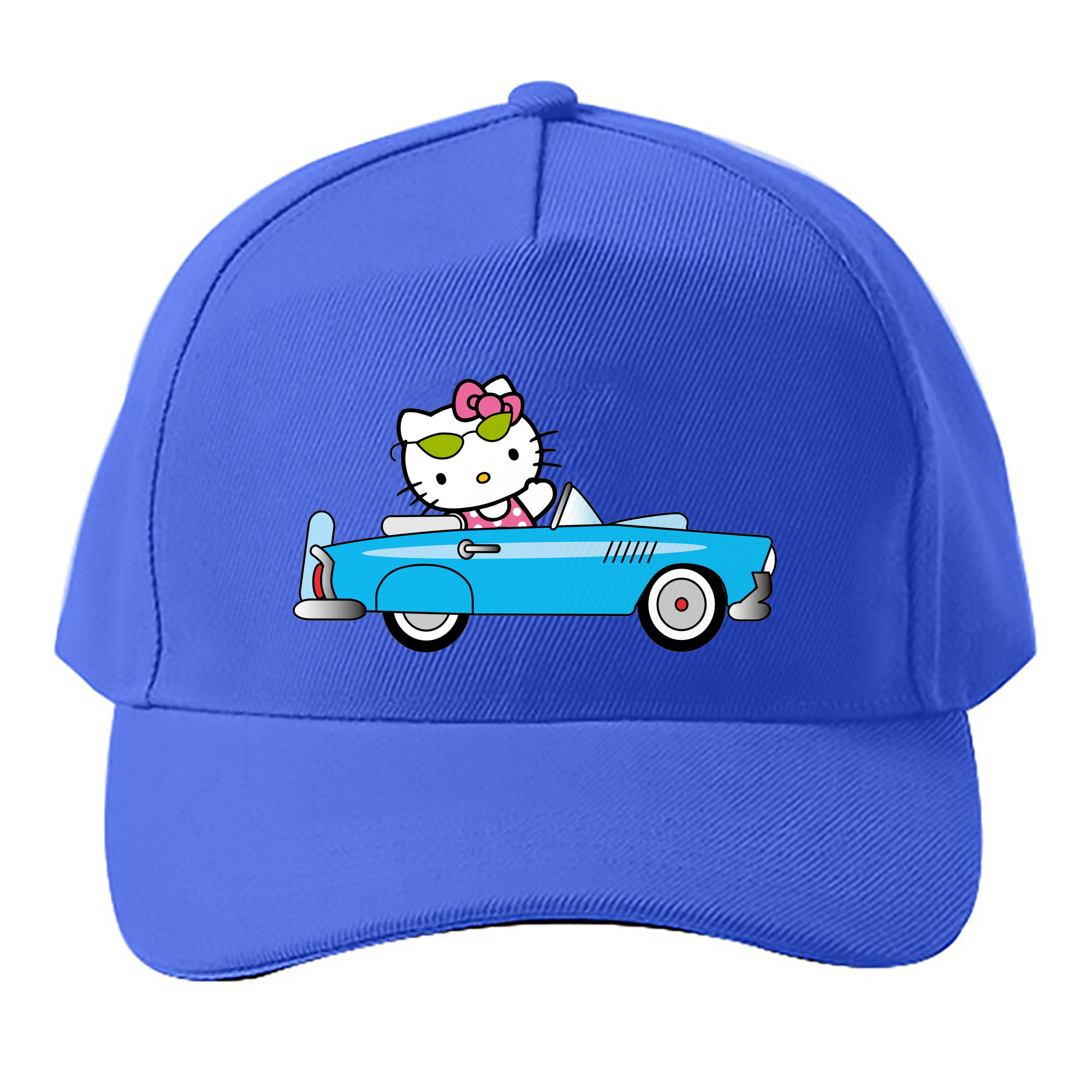 （画像用） Hello Kitty ハローキティ ベースボールキャップ 綿100％ 男女兼用 帽子 スポーツ
